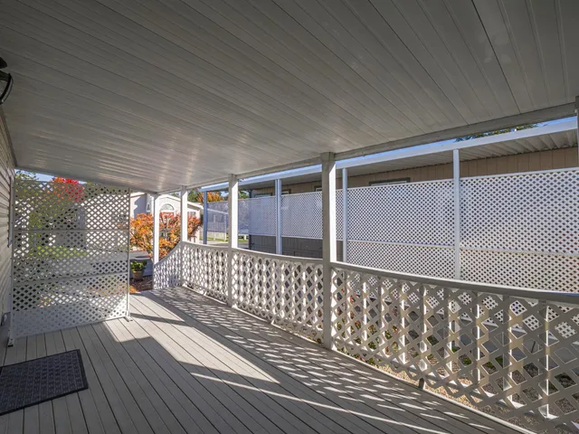 a view of outdoor space with deck