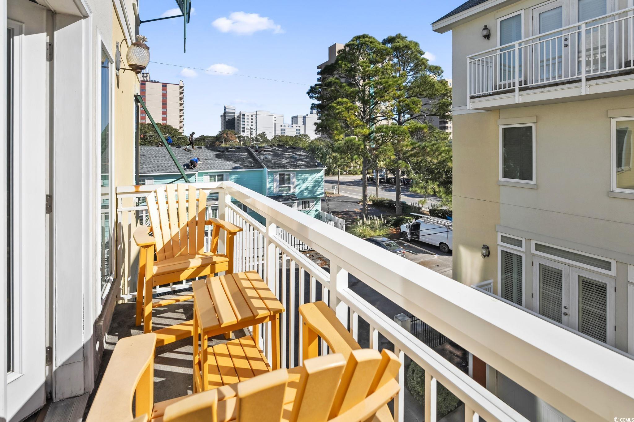 7401 North Ocean Boulevard, Unit 5 Myrtle Beach, SC 29572 - Photo 14 of 34 View of balcony