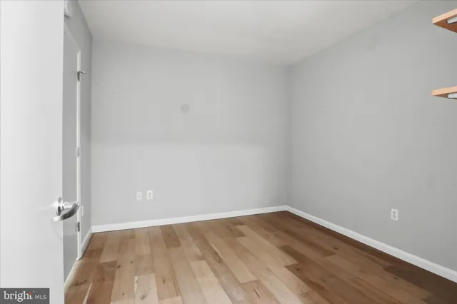 wooden floor in a room