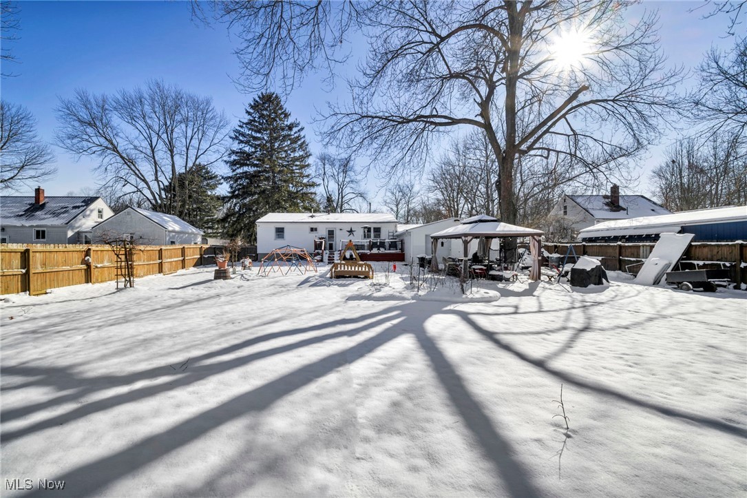 36462 Chestnut Ridge Road North Ridgeville, OH 44039 - Photo 41 of 47 Snow covered property with a gazebo