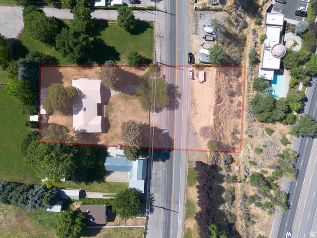 5310 North Canyon Road Provo, UT 84604 - Photo 2 of 29 Overhead view with approximate property boundaries