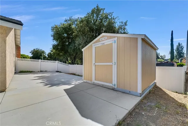 a backyard of a house