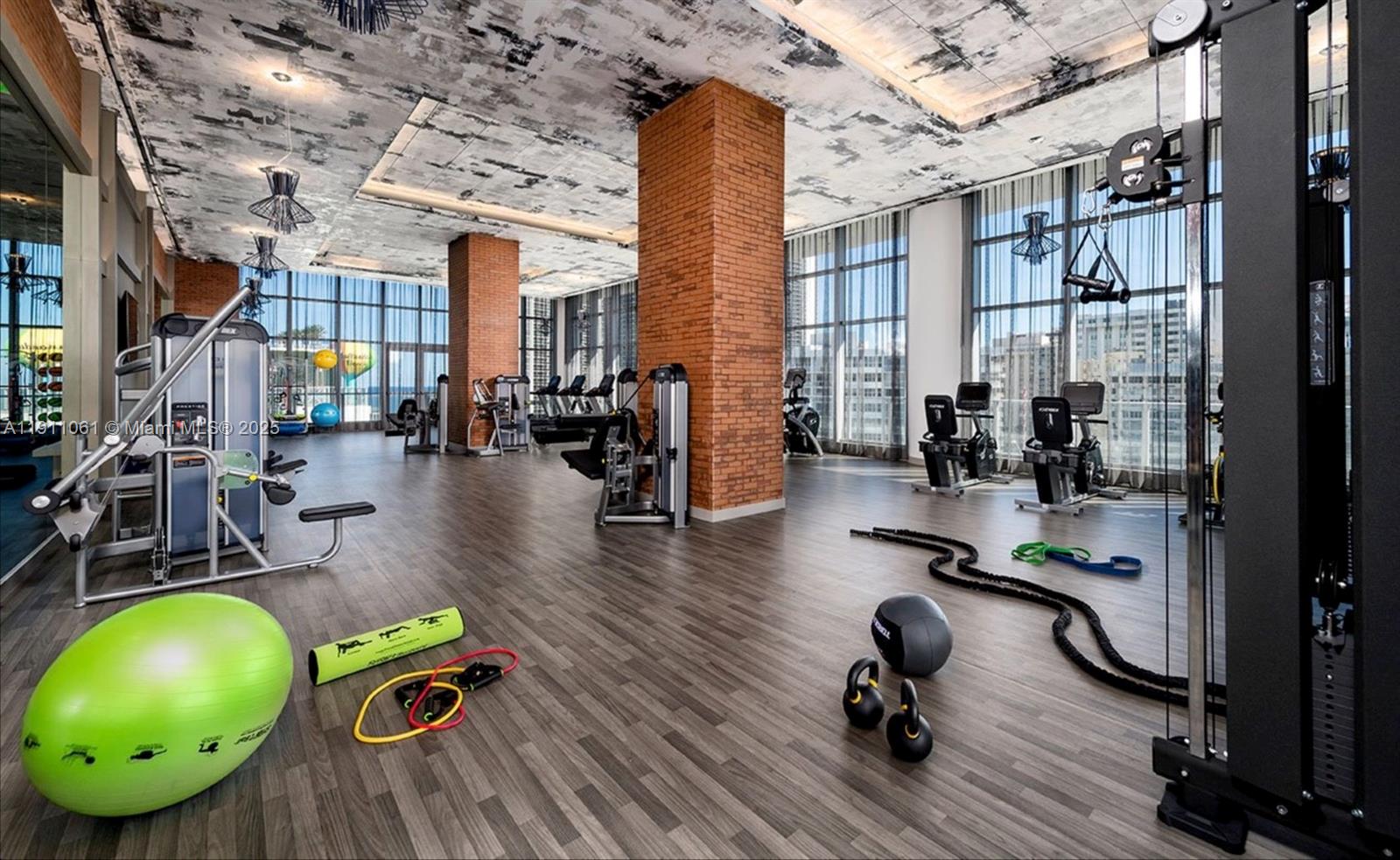 4010 South Ocean Drive, Unit R3206 Hollywood, FL 33019 - Photo 25 of 37 a view of a room with gym equipment