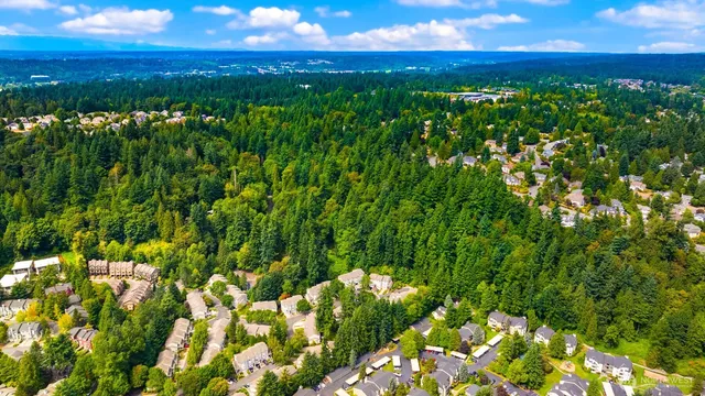 a bathroom with a granite countertop sink a mirror a vanity and a shower