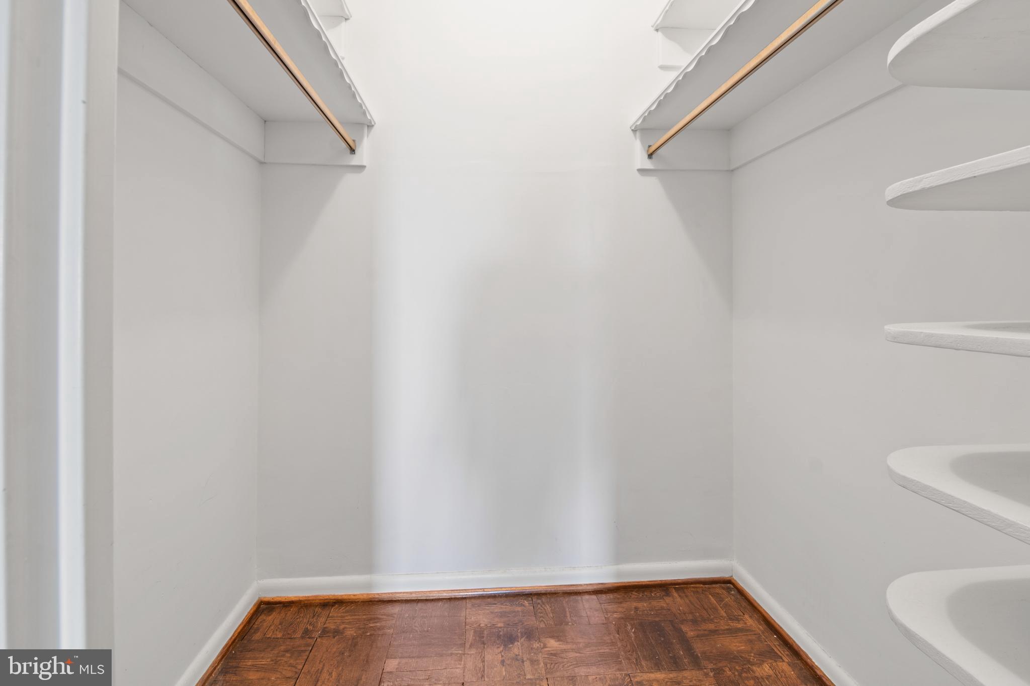 11 Slade Avenue, Unit 712 Baltimore, MD 21208 - Photo 20 of 30 a view of small space with racks on the wall