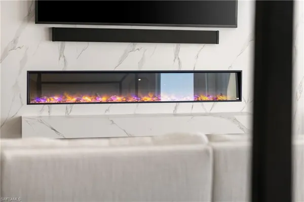 a close view of utility room