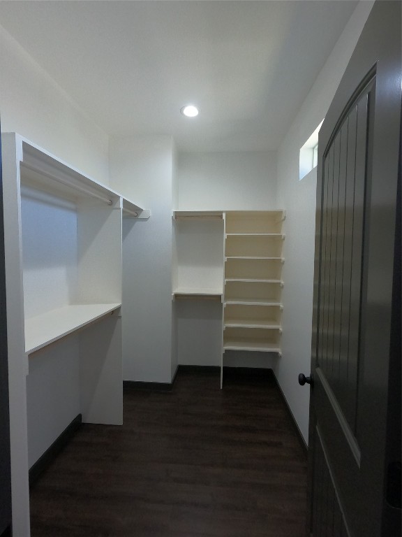 5334 Rapido Road Houston, TX 77033 - Photo 7 of 13 a view of walk in closet with empty racks