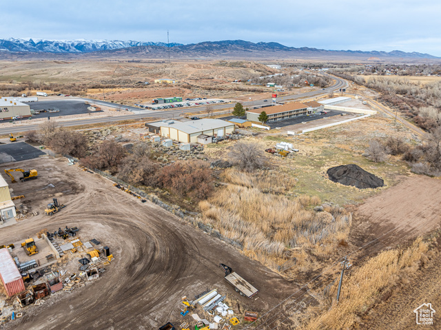 Undisclosed Address Salina, UT 84654 - Photo 7 of 9 Aerial view featuring a mountain view