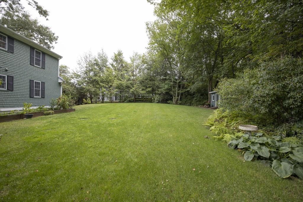 67 Chipaway Road Freetown, MA 02717 - Photo 8 of 32 a view of a backyard with plants and large trees