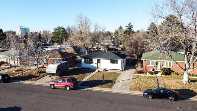 a view of a street with cars