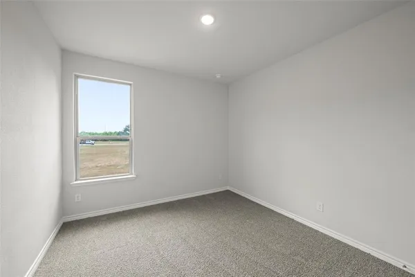 a utility room with shower