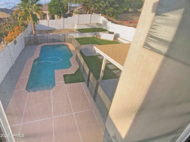 a view of balcony with outdoor space