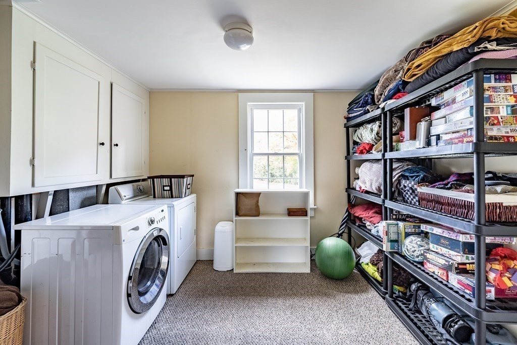 65 Old Bay Road Belchertown, MA 01007 - Photo 18 of 42 a utility room with dryer and washer