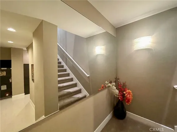 a view of entryway and hall