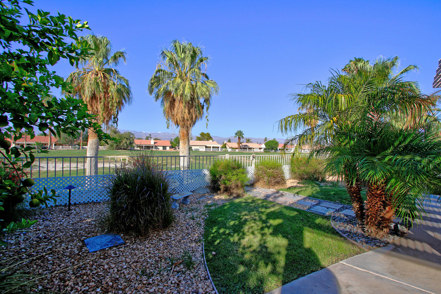 82652 Sky View Lane Indio, CA 92201 - Photo 35 of 44 a view of a garden