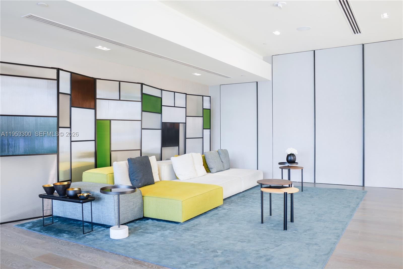 650 Northeast 32nd Street, Unit 2703 Miami, FL 33137 - Photo 33 of 51 a living room with furniture and a large window