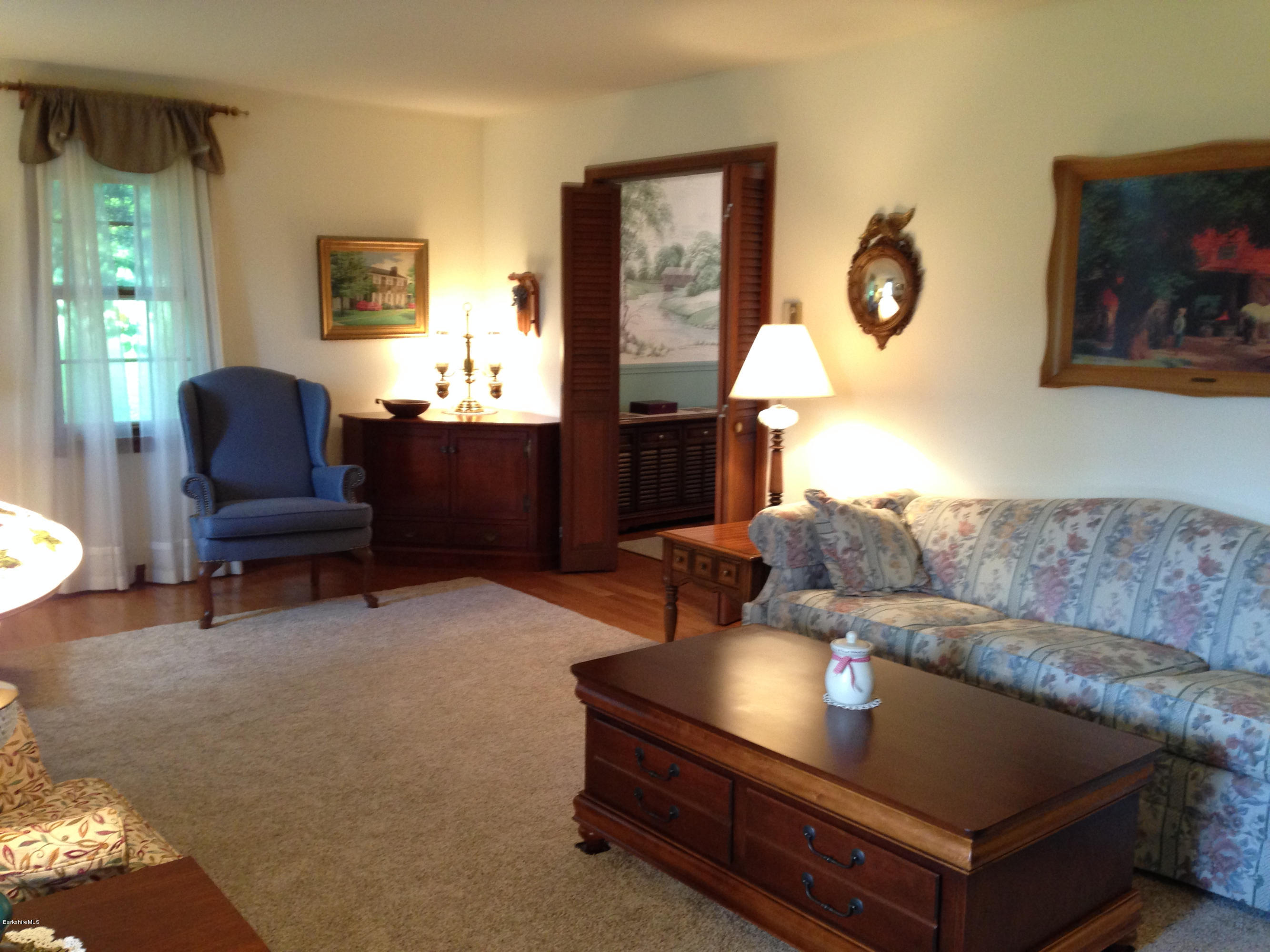 151 Old Post Road Richmond, MA 01201 - Photo 28 of 39 a living room with furniture and a window