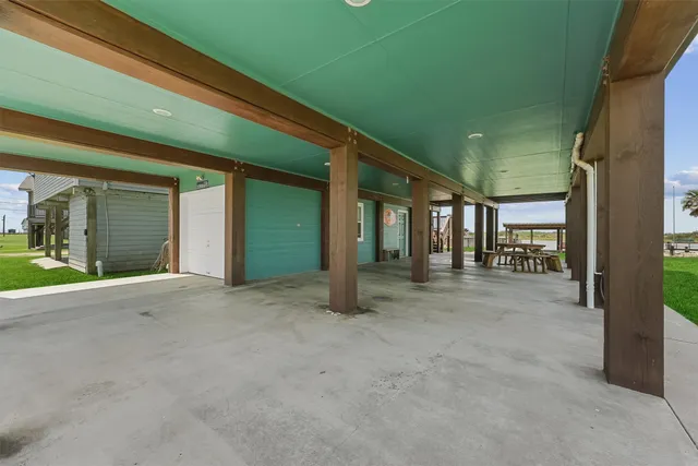 a view of outdoor space and deck