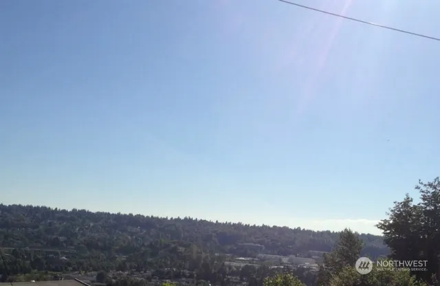 a view of mountains in the distance