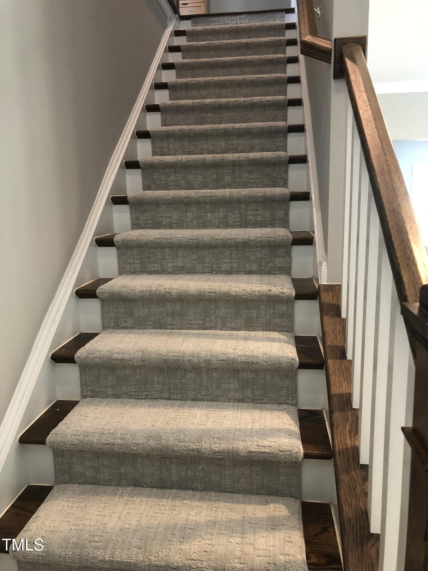 7510 Latteri Court Raleigh, NC 27613 - Photo 39 of 64 7510 Latteri Ct Custom Stair runner