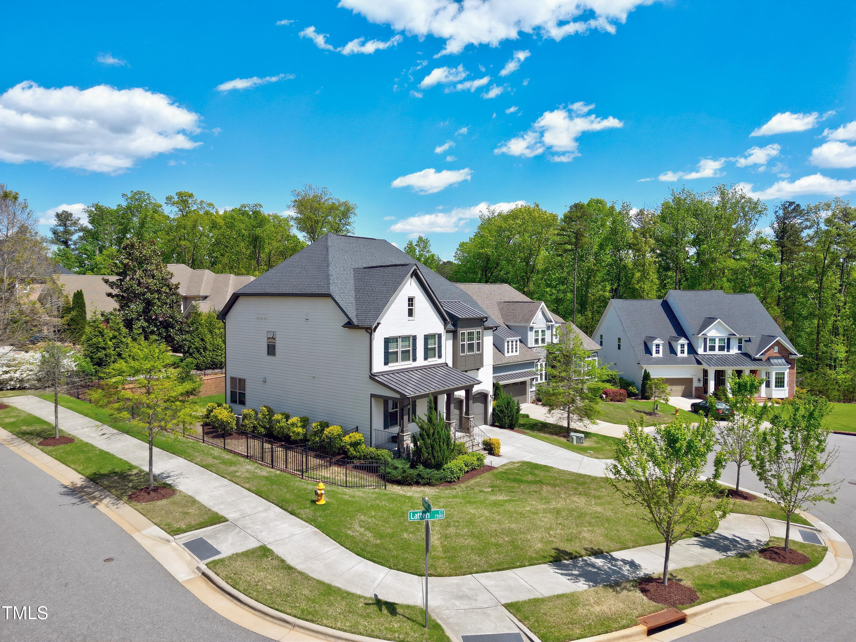 7510 Latteri Court Raleigh, NC 27613 - Photo 56 of 64 7510 Latteri Ct- Aerial-3