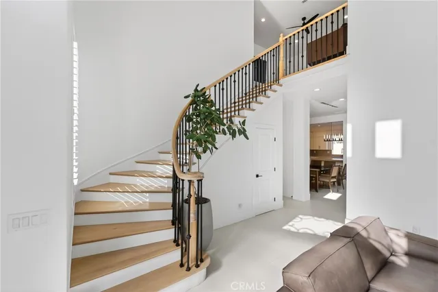 a view of entryway bedroom and hall