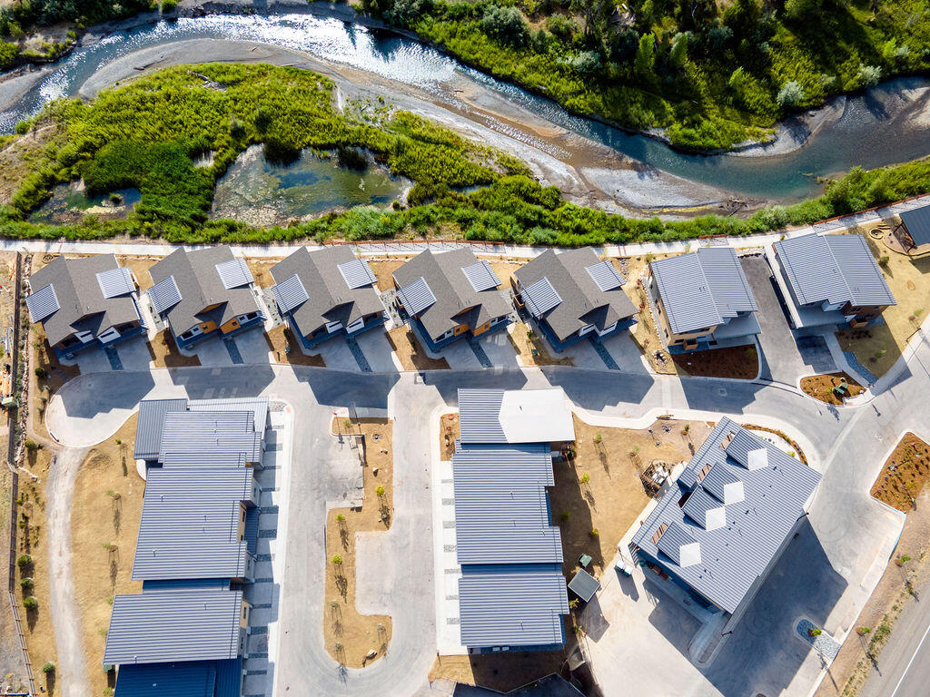 176 Alpine Lane, Unit 300 M2 301 Ridgway, CO 81432 - Photo 17 of 37 an aerial view of residential house with outdoor space and parking