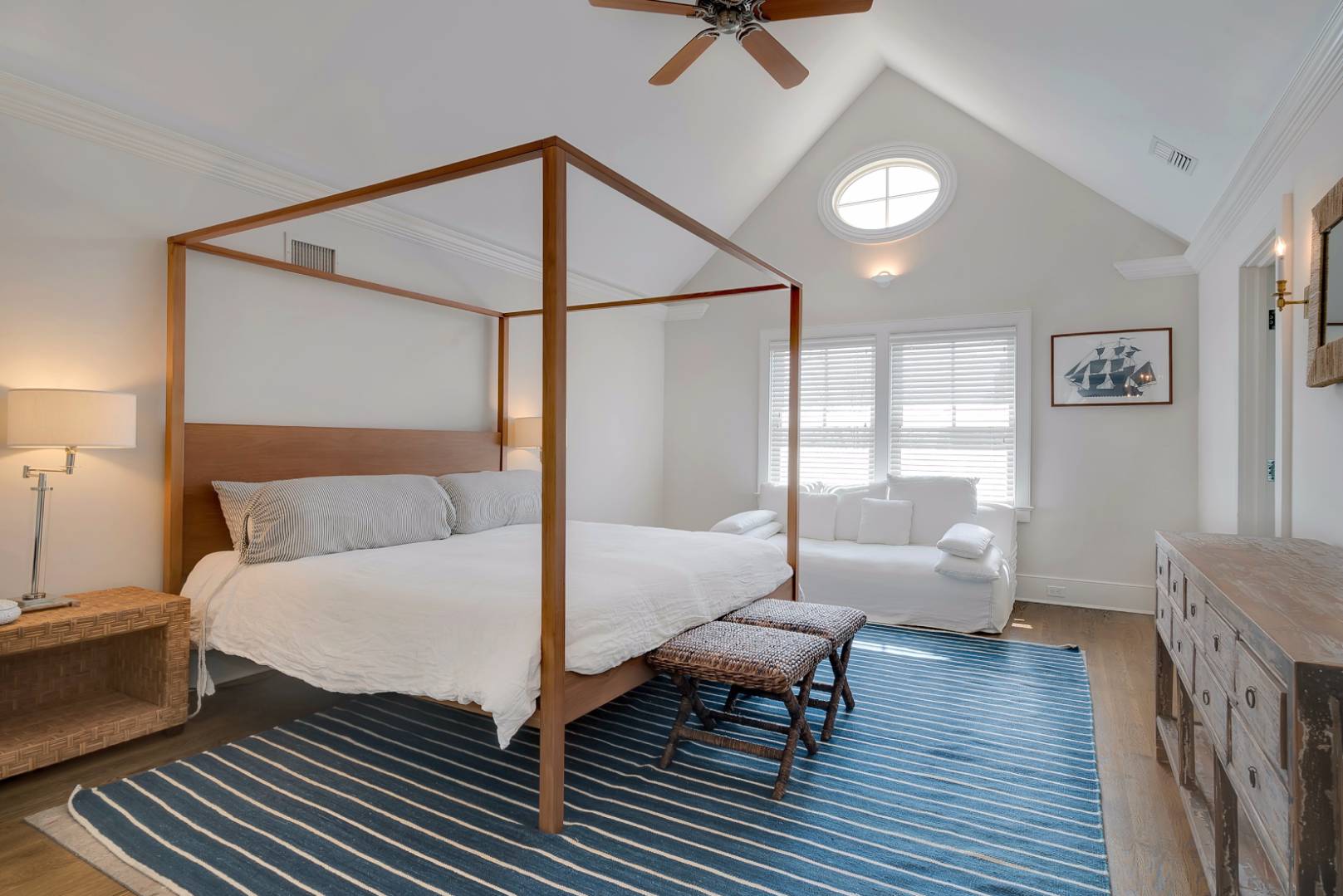 23 Deer Run Water Mill, NY 11976 - Photo 10 of 16 a bedroom with a bed and wooden floor