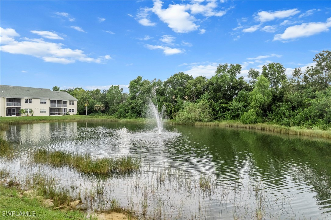 4965 Sandra Bay Drive, Unit 103 Naples, FL 34109 - Photo 25 of 30 a view of a lake with houses in the background