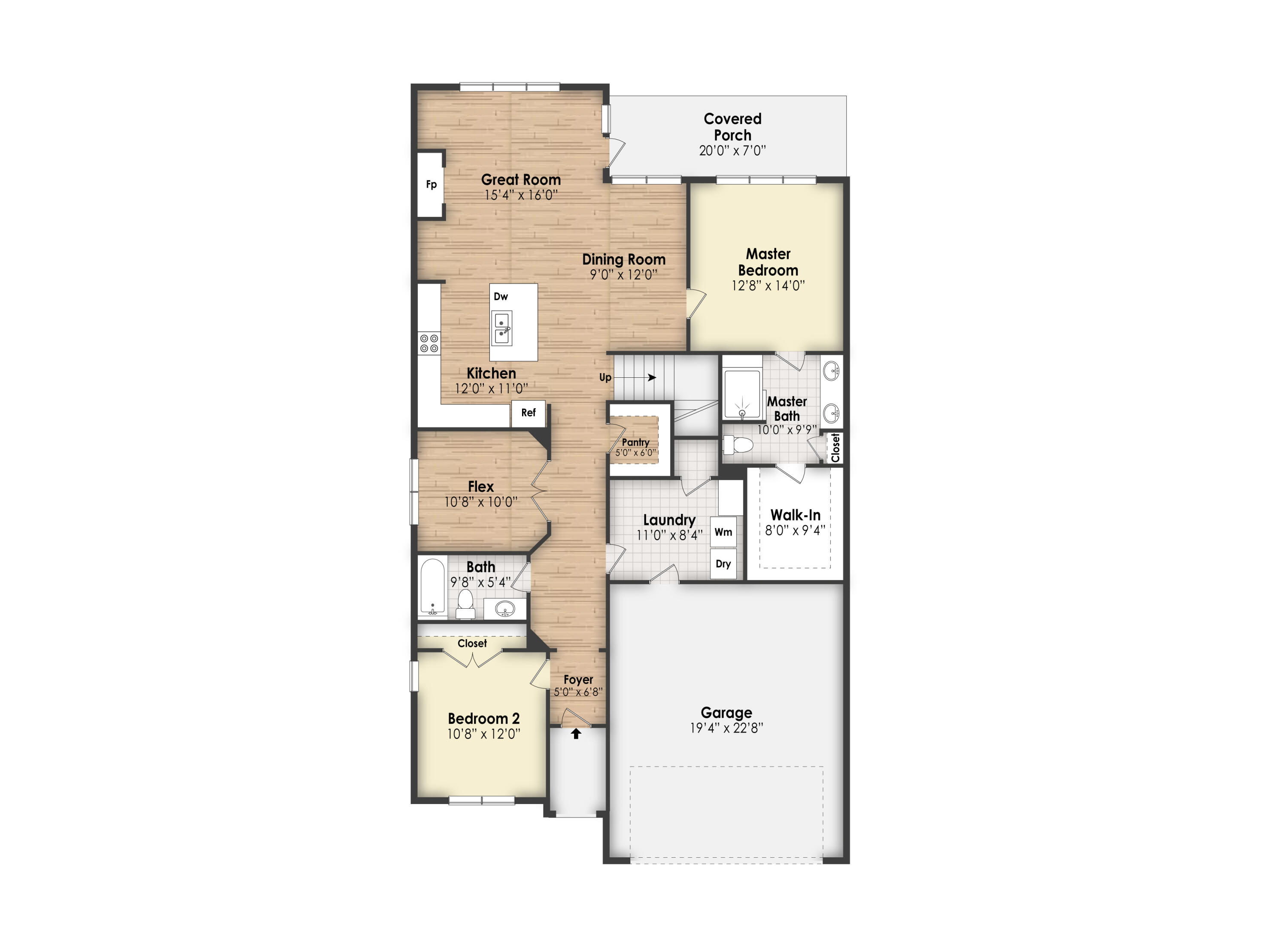4704 Dempsey Way Chattanooga, TN 37419 - Photo 4 of 41 The Villas Floor Plan - Left Unit