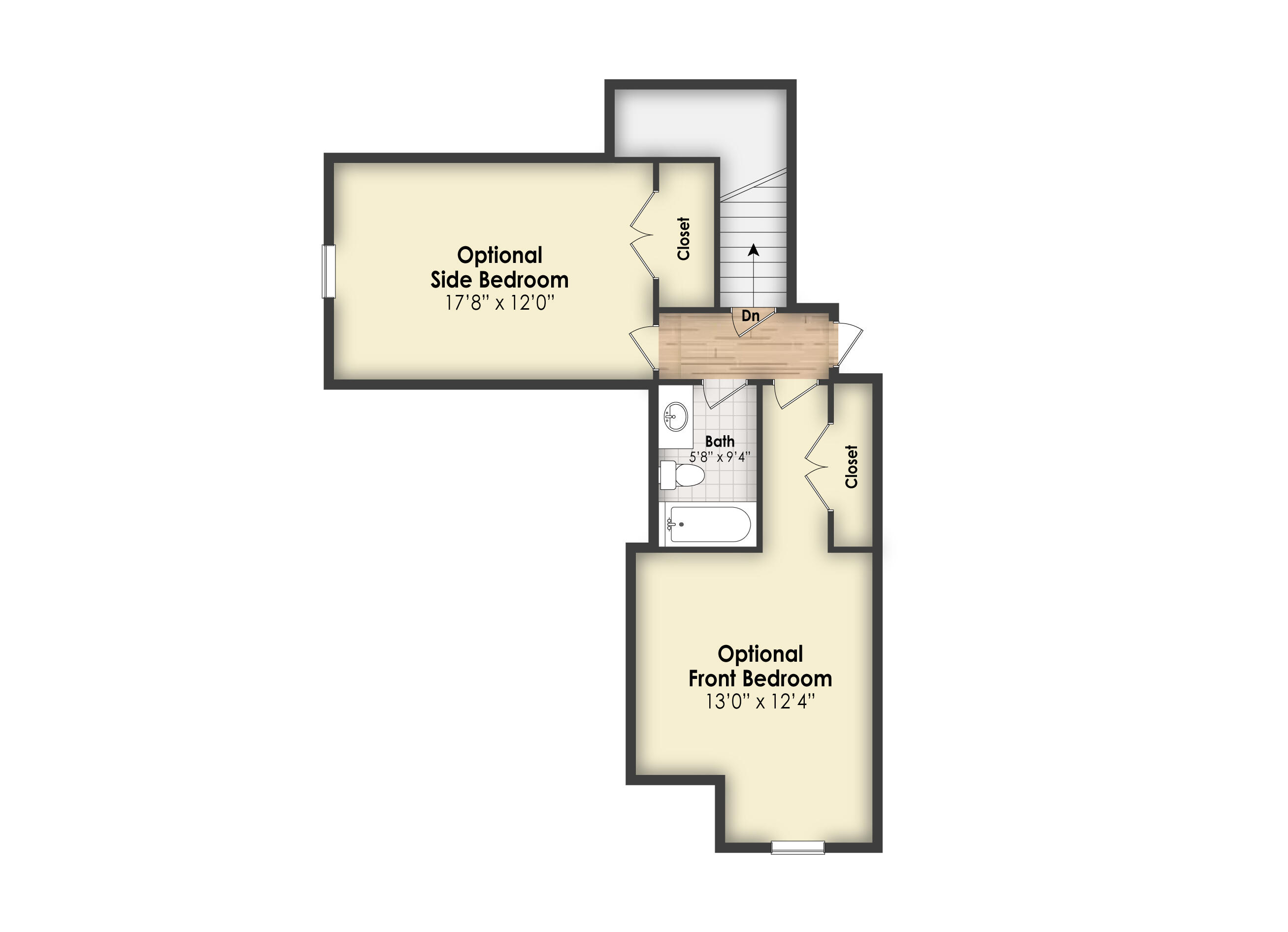 4704 Dempsey Way Chattanooga, TN 37419 - Photo 5 of 41 The Villas Floor Plan - 2nd Floor - Left