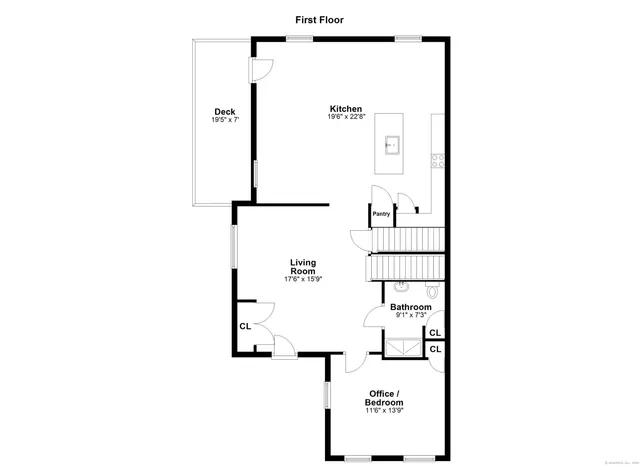 a picture of a floor plan