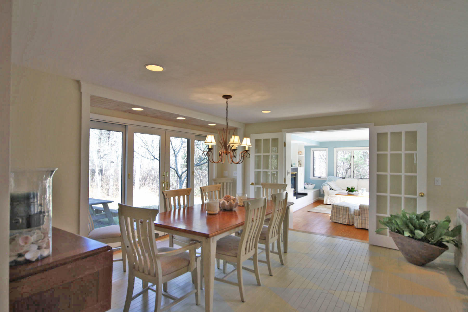 38 Fells Pond Road Mashpee, MA 02649 - Photo 8 of 22 a view of a dining room with furniture window and outside view
