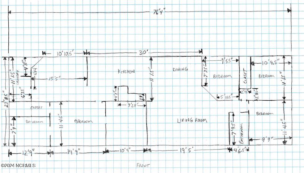 334 Robinson Road Jackson Springs, NC 27281 - Photo 11 of 11 334 Robinson Floor Plan