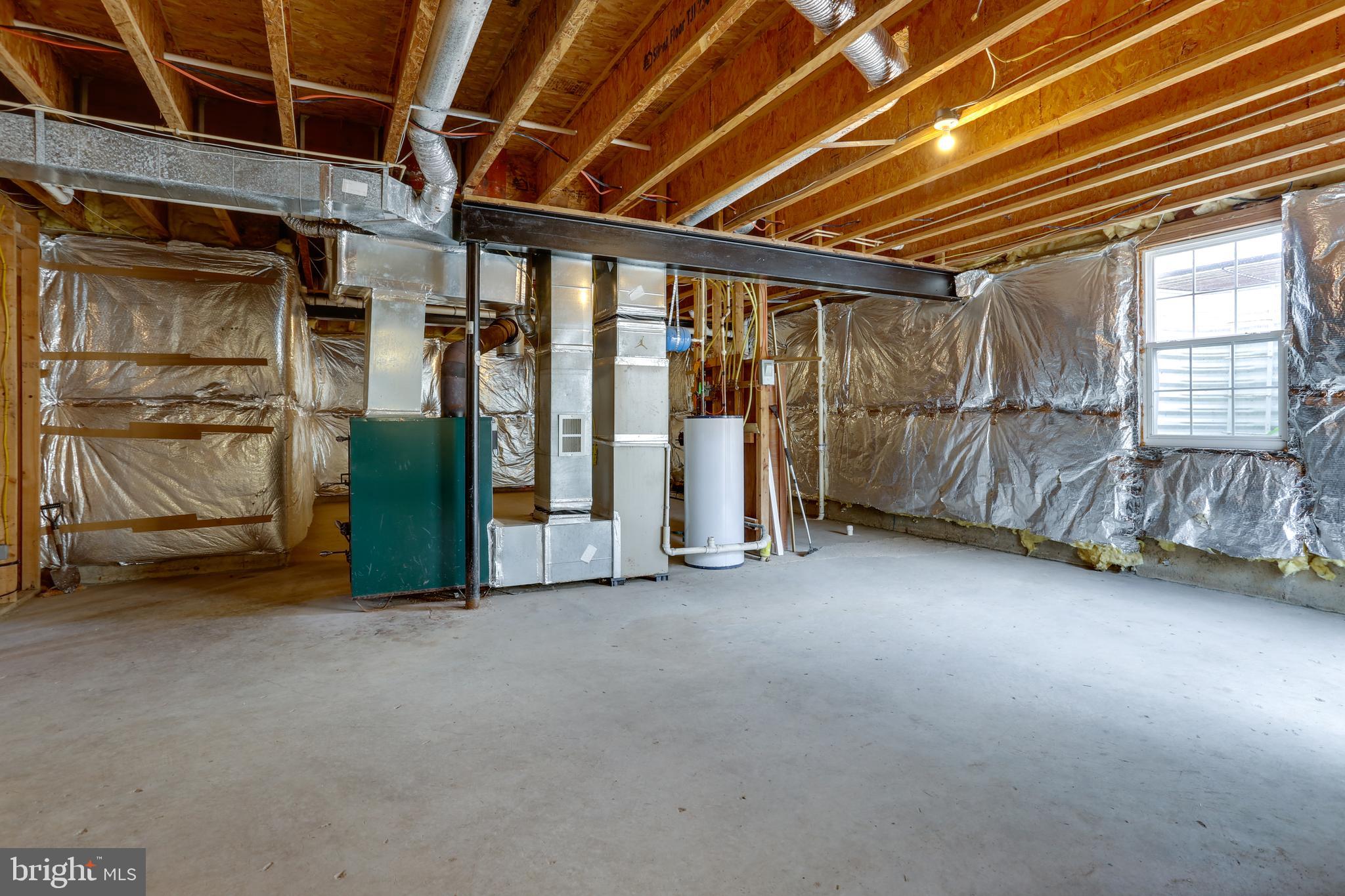 19 Rivers Edge Terrace Indian Head, MD 20640 - Photo 46 of 53 Unfinished basement w/ ample space for improvement