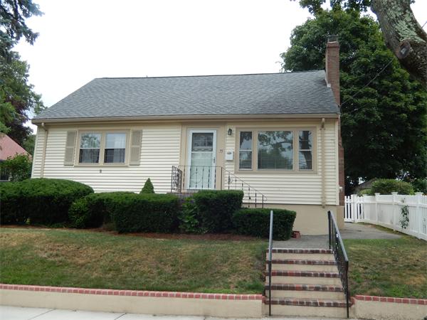 75 Chesbrough Road Boston, MA 02132 - Photo 16 of 16 a front view of a house with a garden