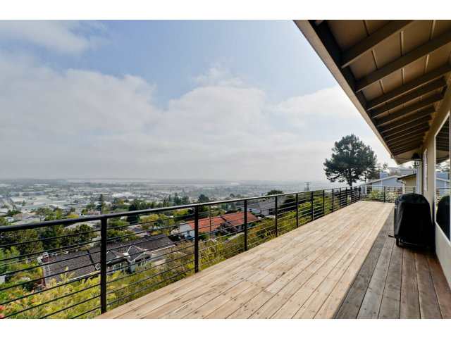 1606 Courtland Road Belmont, CA 94002 - Photo 15 of 17 a view of ocean from a balcony