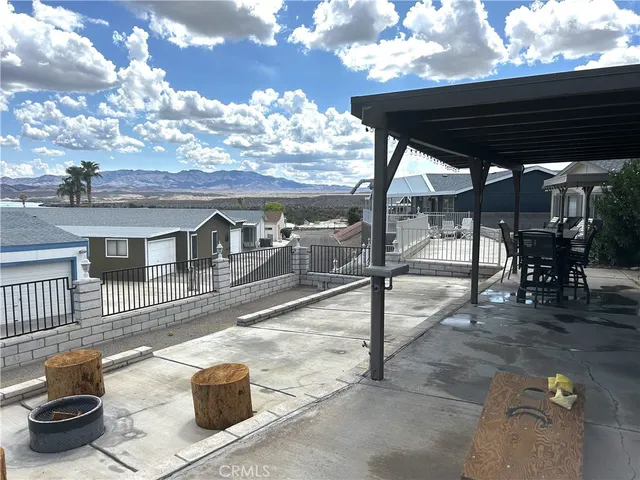 a terrace with view of the patio