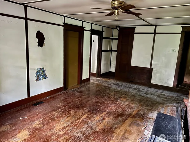 a view of a house with a porch