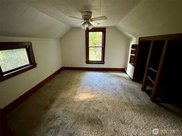 a view of porch with a tv