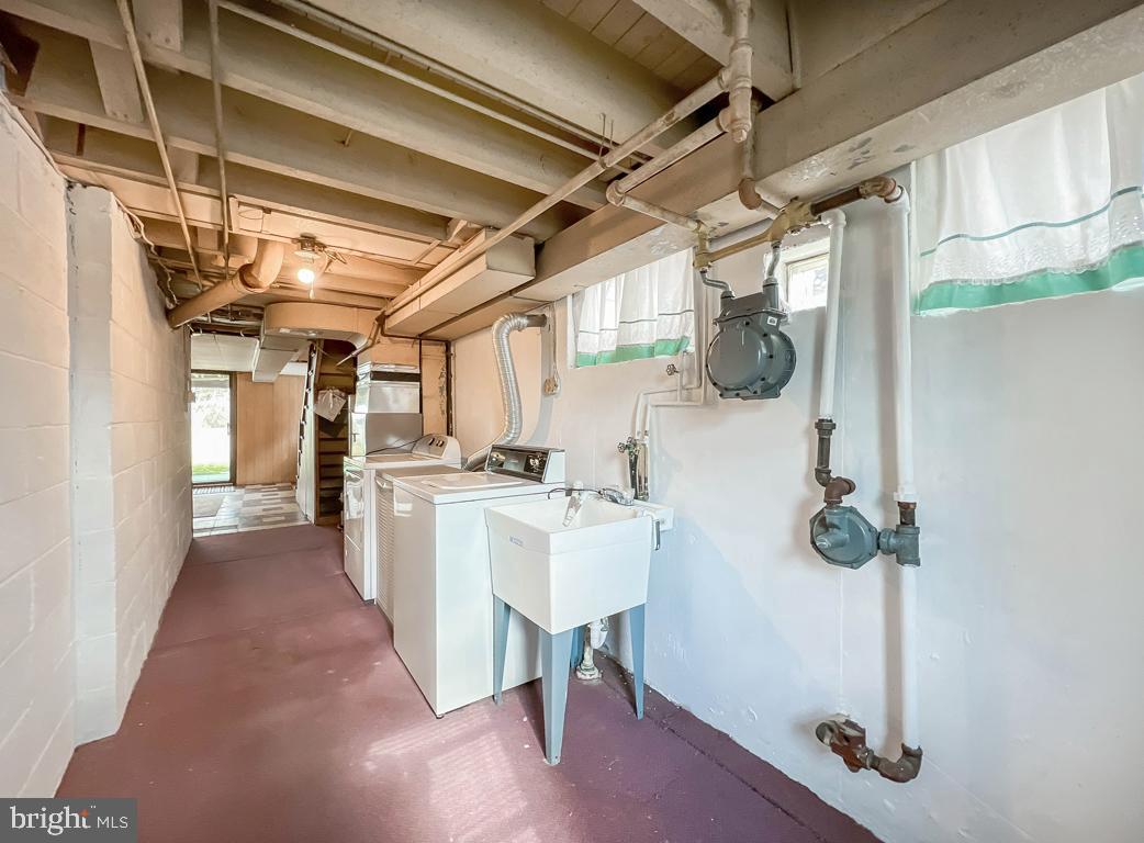 15018 London Road Philadelphia, PA 19116 - Photo 40 of 52 Laundry & Utility Area with sink