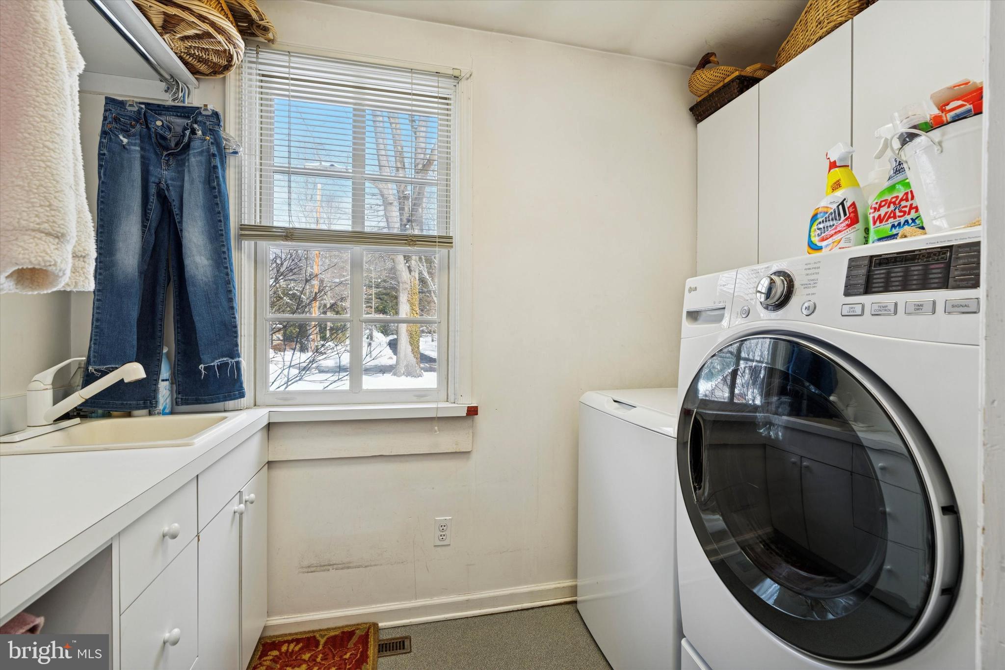 736 Woodleave Road Bryn Mawr, PA 19010 - Photo 20 of 44 a utility room with dryer and washer