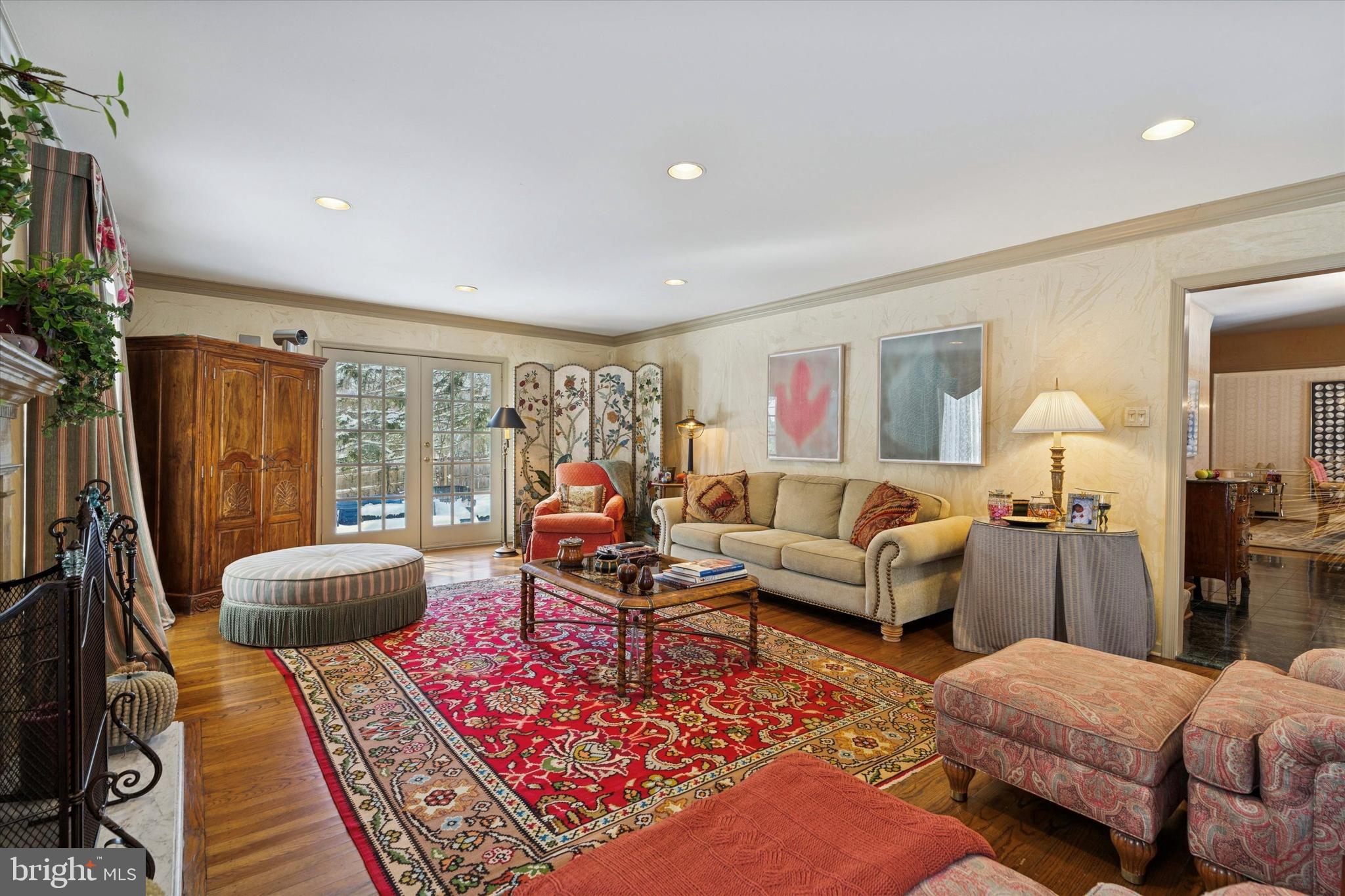 736 Woodleave Road Bryn Mawr, PA 19010 - Photo 5 of 44 a living room with furniture and a large window