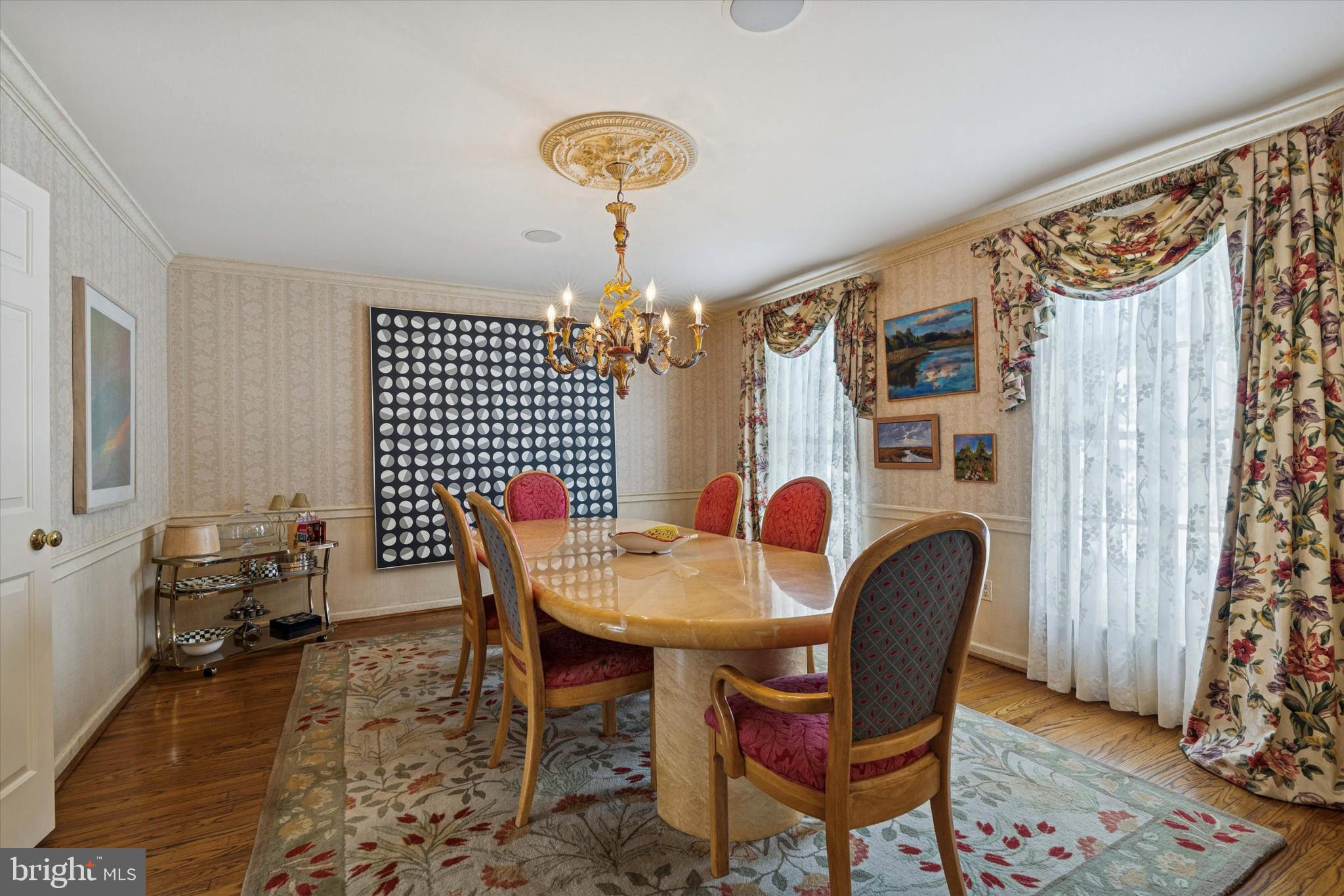 736 Woodleave Road Bryn Mawr, PA 19010 - Photo 10 of 44 a dining room with furniture and window