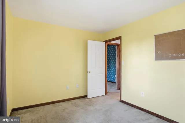 a view of an empty room