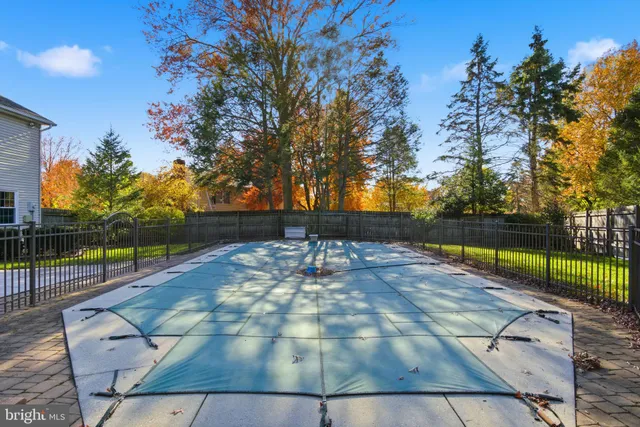 a view of backyard with wooden floor