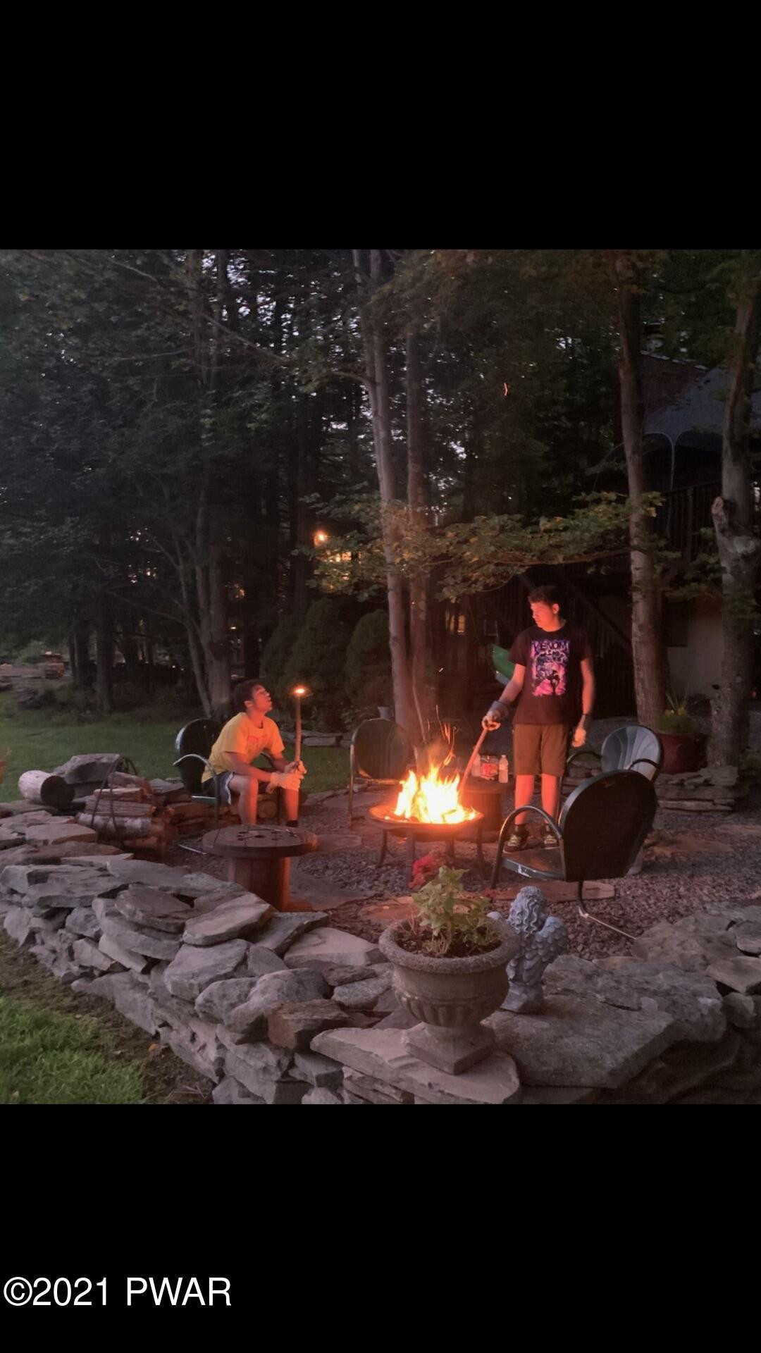 906 Deerfield Road Lake Ariel, PA 18436 - Photo 9 of 31 firepit
