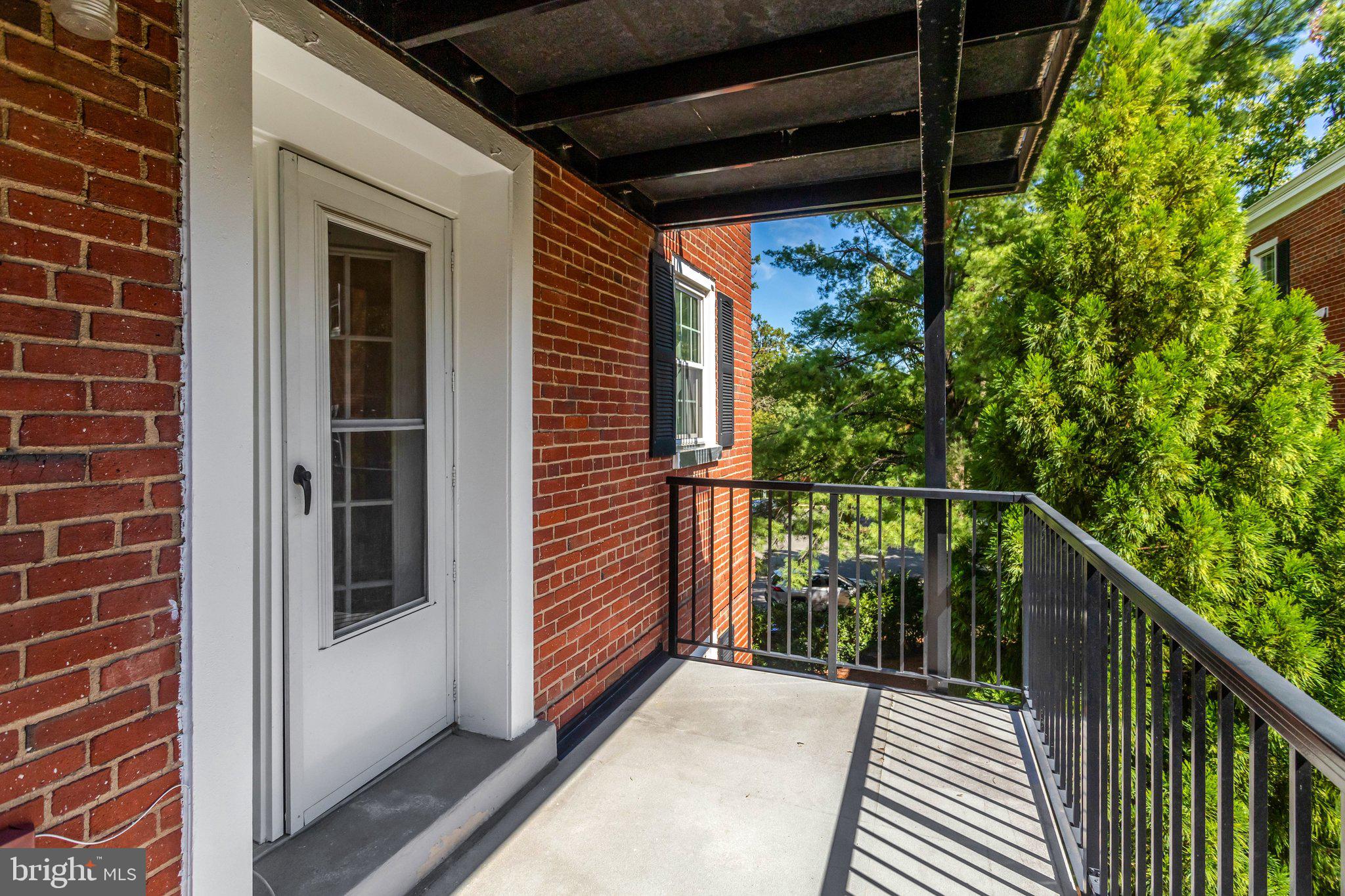 4900 29th Road South, Unit B1 Arlington, VA 22206 - Photo 25 of 56 Private balcony overlooking the courtyard.