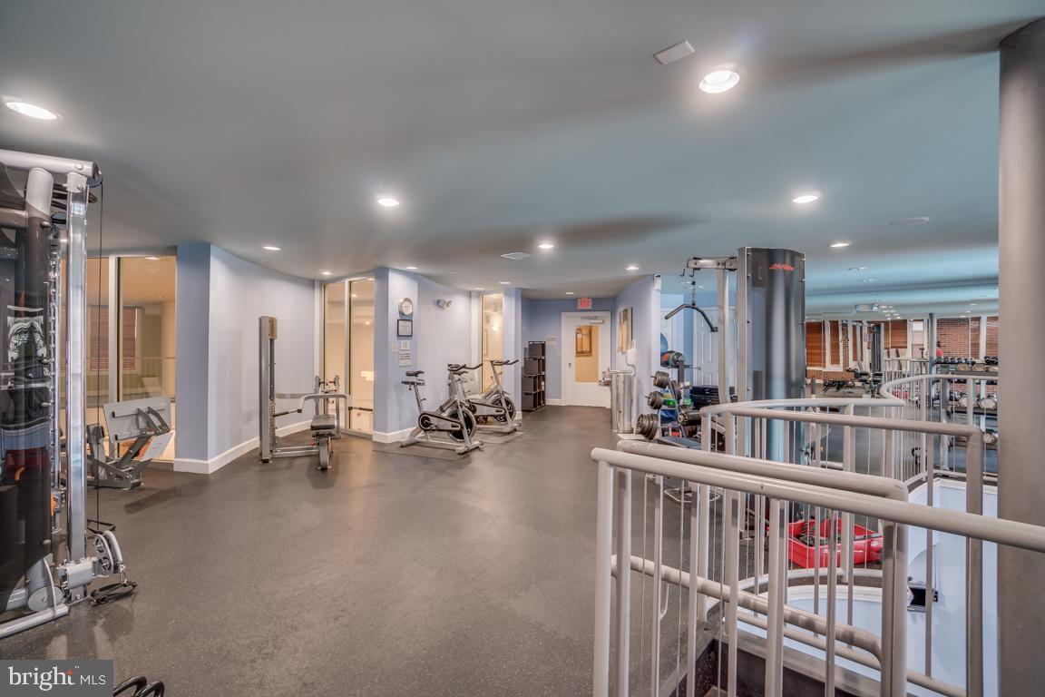 7 Booth Street, Unit 202 Gaithersburg, MD 20878 - Photo 25 of 32 a view of a room with gym equipment