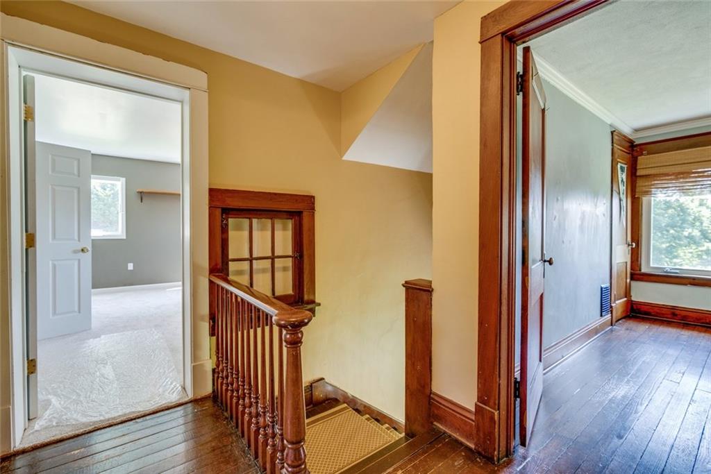 176 Churchill Road Turtle Creek, PA 15145 - Photo 15 of 25 Second floor landing with original window.